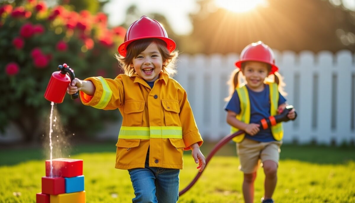 Jeux de pompiers : apprendre le courage en s’amusant, guide concret pour enfants et parents